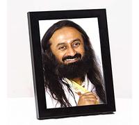 Gurudev Sri Sri Ravi Shankar Ji Table Photo Frame Size Small (6 x 8 inch, Acrylic Glass)