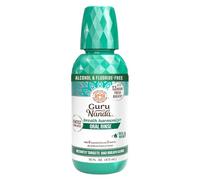 GuruNanda Fresh Breath Mouthwash - 12-Hour Fresh Breath & Helps Fight Bad Breath - ADA Accepted, Alcohol & Fluoride-Free Oral Rinse - Wild Mint, 473 ml