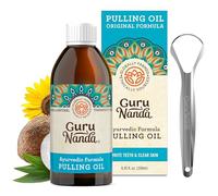 GuruNanda Original Coconut Oil Pulling Mouthwash with Sesame Oil, 250 ml