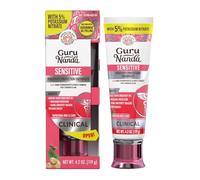 GuruNanda Sensitive Toothpaste with Nano-Hydroxyapatite, Fluoride - Free, Enamel Support & Natural Teeth Whitening, 4.2 oz