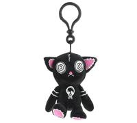 Gus Fink Collectable Plush Bag Clips - Skellbo, Boris, Grim and More to choose from - Quirky and unique plushie clips (Hypno Cat)