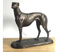 'Gus' Greyhound Dog figurine, Realistic Bronze Effect Sculpture Designed By Harriet Glen Animal Crackers Bronze One Size
