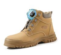 GUSAYEX CE Certified Steel Toe Cap Safety Boots Mens Lightweight Work Boots