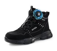 GUSAYEX CE Certified Steel Toe Cap Safety Boots Mens Lightweight Work Boots