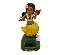 Gusengo 1/4 PCS Hawaiian Dancing Doll, Solar Dancing Figure Toy, Hawaii Girl Posing Car Dashboard, Hawaiian Hulas Toy Shaking Head Dancer For Car Interior Party Decor