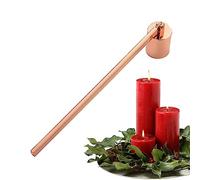 Gusengo Candle Wick Trimmer, Candle Blower, Turn Off, Extinguisher, Stainless Steel Wick Flame Snuffer, Candle Blower With Long Handle, Polished Stainless Steel For Candle Lovers