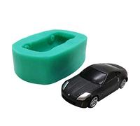 Gusengo Car Silicone Mold, 3D Racing Car Shaped Silicone Molds, Sports Auto Race Silicone Mold for Cake Decorations, Jello, Candy, Fondant, Resin Dessert Decor