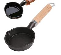 Gusengo Frying Pans for Eggs | Round Egg Pans Frying Pots with Drip-Spouts Handle,Mini Kitchen Cookware Chef's Pans for Kitchen, Dining Room, Restaurant