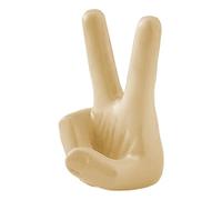 Gusengo Hand Gesture Statues | Resin Finger Pose Decor,Funny Peace Finger Desk Decor, Resin Finger Pose Decor for Wedding, Living Room, Shelf, Desktop
