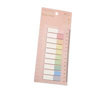 Gusengo Index Tabs - Sticky Note Marker, Page Markers File Folder Tabs Self Adhesive, Repositionable File Flags Colored Page Markers Labels for Reading Notes, Notebook, Classify Files