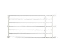 Gusengo Retractable Dog Gate for Stairs - 22-39.37 Inch Extra Wide Pressure Mounted Pet Gate with Door Walk Through, Easy Step, No Tools, No Drilling, Adjust Size