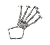 Gusengo Skeleton Hand Bracelet, Skeleton Hand Bracelet Finger s, Halloween Skull Punk Wristband Skeleton Gothic Claw Gear