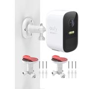 Gusfeliz 360° Adjustable Wall Mount for Eufycam 1/2/2C/2C Pro/3/3C/E/S3 Pro - Secure & Weatherproof Camera Holder Bracket, Indoor Outdoor Swivel & Tilt Mount, 2 Pack White