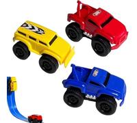 GUSHE 3 Pcs Yearpilrim Magnetic Wall Climbing Toy Car, Zero Gravity Car Toy Wall Climber, Pull-Back Inertial Climbing Toys Cars, Cars That Drive on Walls and Ceiling, Gifts for 3/4/5 Years Kids Boys