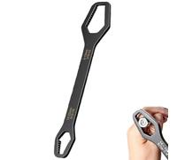 GUSHE Double-Ended Torx Wrench, Double-Head Self-Tightening Torx Wrenches, 8mm-22mm Adjustable Multifunctional Torx Wrench, Universal Spanner Key for Auto Repair, Machine Maintenance & DIY (Black)