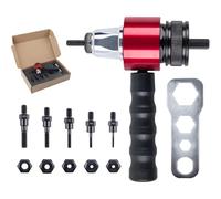 GUSHE M3-M8 Electric Rivet Gun Adapter Kit, Rivet Gun Adapter for Electric Drill, Electric Rivet Nut Tool, Electric Nut Gun Adapter, Rivet Drill Attachment for Cordless Electric Power Drill