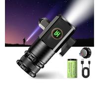 GUSHE Magnolight,Magnolight Flashlight,Mini Magnetic Flashlight,Super Bright Pocket Light,5 Lighting Modes, IPX6 Waterproof,USB-C Rechargeable Flashlight Tail Magnet for Outdoor Hiking,Camping (B)