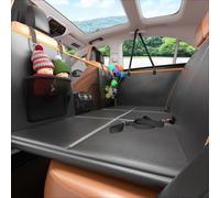 Gusil Back Seat Extender for Dogs: Mobile Cozy Pet Den! Skin-Safe Padding, Heavy-Duty PU Leather with Hard Bottom, 450lb Capacity-Waterproof, Non-Slip, 45% More Space (Fits Cars, SUVs & Small Trucks)