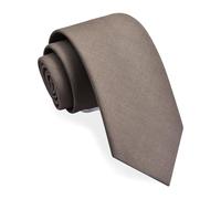 Gusleson Solid Tan Tie for Men Tartan Woven Cotton Light Brown Tie (UK1032-05)