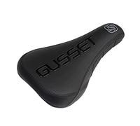 Gusset S2 DJ Stealth Pivotal MTB/BMX Saddle - Black/Logo, 234mm x 132mm / Mountain Bike Seat Cycling Part Cycle Component Dirt Jump Trail Comfort Chair Ride Accessories