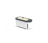 GUSTA GARDEN Harry Herbs 4-in-1 Herb Pot, White, Plant Pot with Watering System, 0.5 L Water Tank and 5 L Soil Volume, for Indoor and Outdoor Use