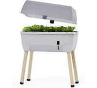 Gusta Garden SAMMY SALAD raised bed for salad growing - Light Grey - With Lid