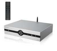 Gustard Audalytic DR70N Discrete R-2R DAC, USB-C/Coaxial x2/Optical/LAN to RCA/XLR R2R DACs, Native 1-Bit DSD Full Balnaced Digital-Analog Converter, Home Audio Network Streaming Decoder (Silver)