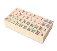 GUSTARIA Set of American Mahjong Tiles, 166 Ivory Color Mah Jongg Pieces (1.2'', Tiles Only Set)