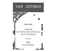 Gustav Holst: Lord, who hast made us for thine own. Psalm 148: SATB: Vocal Score