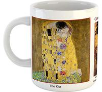 Gustav Kilmt The Kiss Mug - Ceramic - 300ml - Dishwasher and Microwave Safe