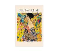Gustav Klimt Art Is A Line Around Your Thoughts Canvas Poster Wall Art Decor Print Picture Paintings for Living Room Bedroom Decoration 16x24inch(40x60cm)
