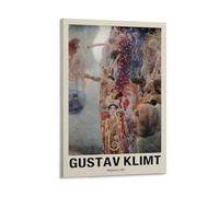 Gustav-Klimt Art Print Medicine 1907 Picture Print Wall Art Poster Painting Canvas Posters Artworks Room Aesthetic 24x36inch(60x90cm)
