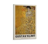 Gustav-Klimt Art Print Portrait of A-dele Bloch-Bauer I 1907 Poster Cool Artworks Painting Wall Art Canvas Prints Hanging Picture Posters 20x30inch(50x75cm)