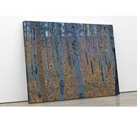 GUSTAV KLIMT Beech Forest Trees Framed Canvas Wall Art Picture Print Home Living Room Dining Room Decor