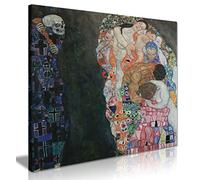 Gustav Klimt Death & Life Canvas Wall Art Picture Print (24 x 24 Inch)