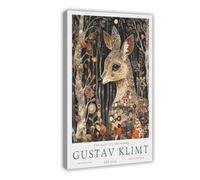 Gustav Klimt Exhibition Poster, The Flower Garden (11) Canvas Poster Bedroom Decor Landscape Office Room Decor Gift 08x12inch(20x30cm)
