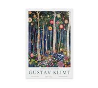 Gustav Klimt Exhibition Poster, The Flower Garden (35) Canvas Poster Bedroom Decor Landscape Office Room Decor Gift 20x30inch(50x75cm)