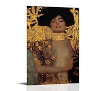 Gustav Klimt Famous Paint (Judith And The Head of Holofernes) Print Poster Artworks Picture Print Wall Art Painting Canvas Gift Decor Homes Decorative 24x36inch(60x90cm)