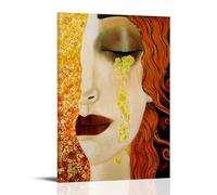 Gustav Klimt Golden Tears Canvas Print Wall Decor 08x12inch