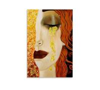 Gustav Klimt Golden Tears Canvas Print Wall Decor 08x12inch