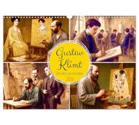 Gustav Klimt. His life, his works of art UK-Version (Wall Calendar 2026 DIN A3 Landscape), CALVENDO 12 Month Wall Calendar