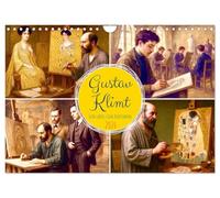Gustav Klimt. His life, his works of art UK-Version (Wall Calendar 2026 DIN A4 Landscape), CALVENDO 12 Month Wall Calendar