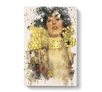 Gustav Klimt Judith Canvas Print for Living Room Bedroom Home Office Décor, Wall Art Picture Ready to Hang, 30 x 20 Inch (76 x 50 cm)
