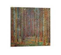 Gustav Klimt Painter Work Posters Pine Forest, 1902 Wall Art Bedroom Prints Home Decor Hanging Picture Canvas Paintings 16x16inch(40x40cm)