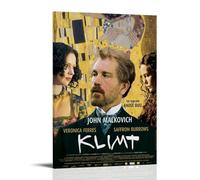 Gustav Klimt PaintingArt Canvas Print of Oil Paintings Reproduction Modern Canvas Print Artwork Abstract Landscape Pictures Printed on Canvas Wall Art for Home Office DecorationsFrame-style24x36inch(6