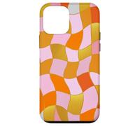 gustav klimt pink and orange pastel wavy checkered Case for iPhone 12 mini