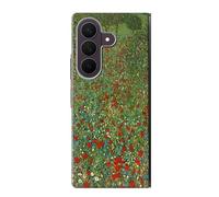 Gustav Klimt Poppy Field Case Cover For Samsung Galaxy Z Fold 8 Ultra