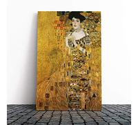 Gustav Klimt Portrait of Adele Bloch Bauer Canvas Wall Art Print 30x20 Inch