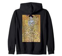 Gustav Klimt Portrait of Adele Bloch-Bauer I Zip Hoodie