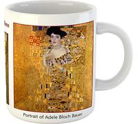 Gustav Klimt Portrait of Adele Bloch Bauer Mug - Ceramic - 300ml - Dishwasher and Microwave Safe